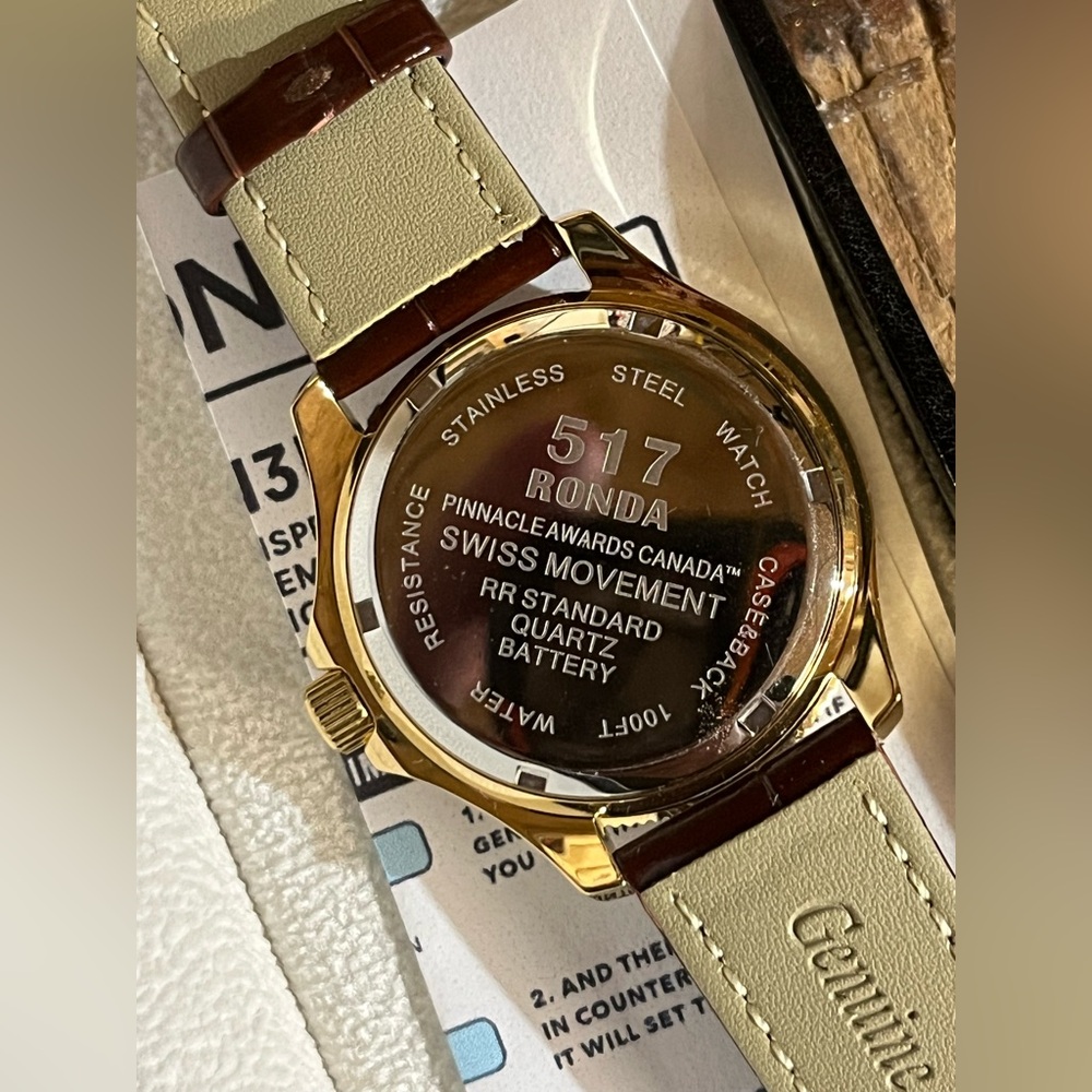 Pinnacle Awards Canada Railroad Wristwatch – Ronda 517 Quartz - Picture 6 of 7
